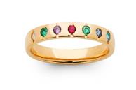 DEAREST Ring (Diamond, Emerald, Amethyst, Ruby, Emerald, Sapphire, Topaz)