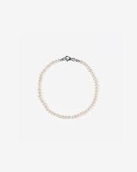 Meadowlark Micro Pearl Bracelet - Stg Silver - 19cm
