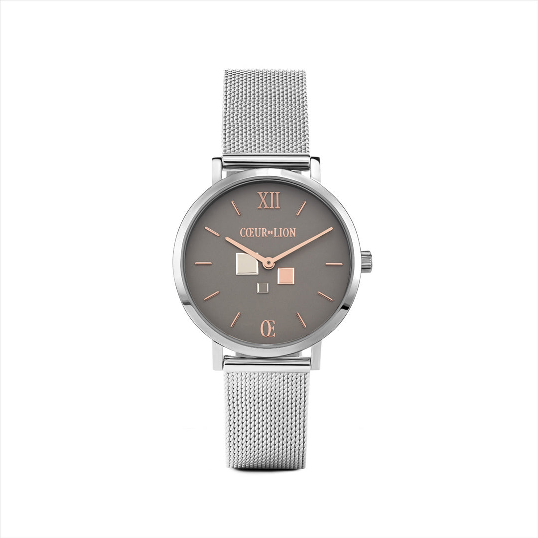 Coeur de Lion - Cube Watch & Mesh Band