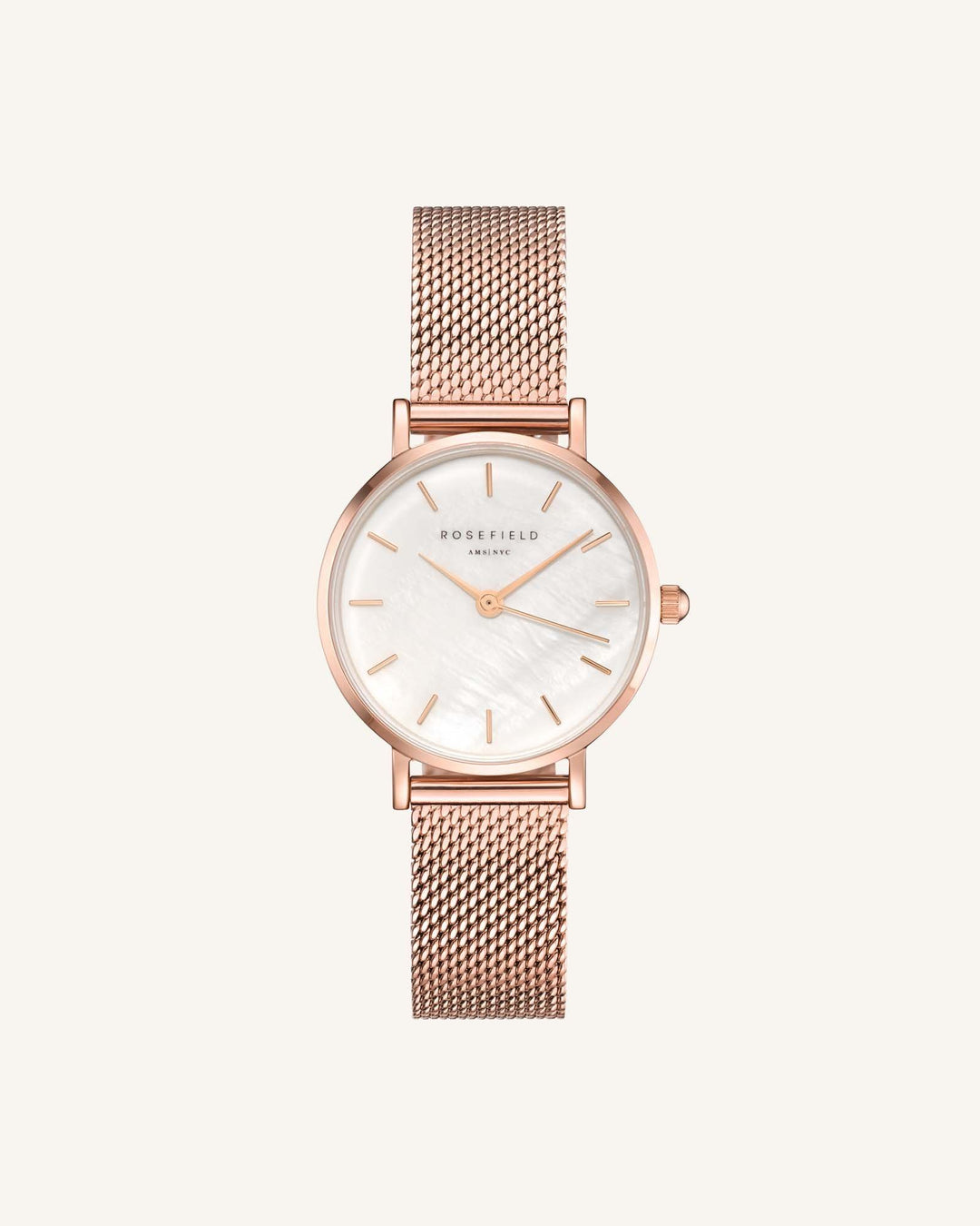 Rosefield - The Small Edit White Rose Gold Mesh