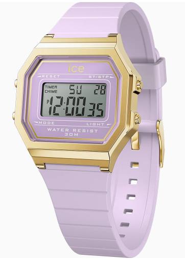 Ice - Digit Retro - Lavender Petal - Small