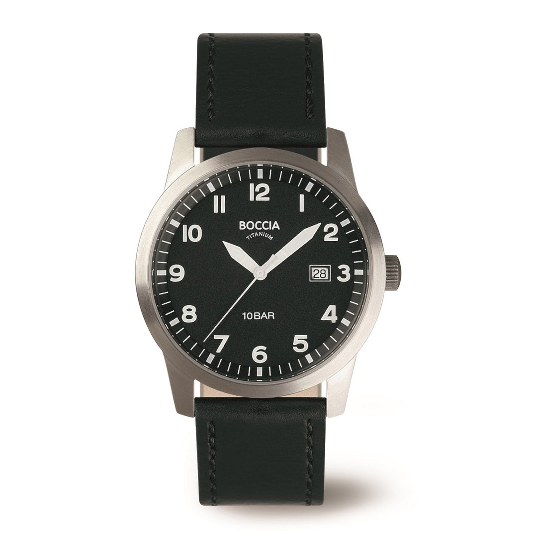 Boccia - Black Dial Black Strap
