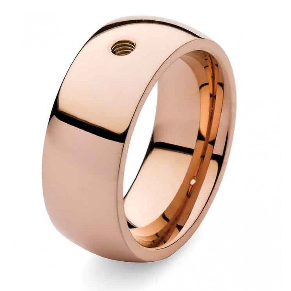 Qudo Famosa Wide Base Ring - Size 60