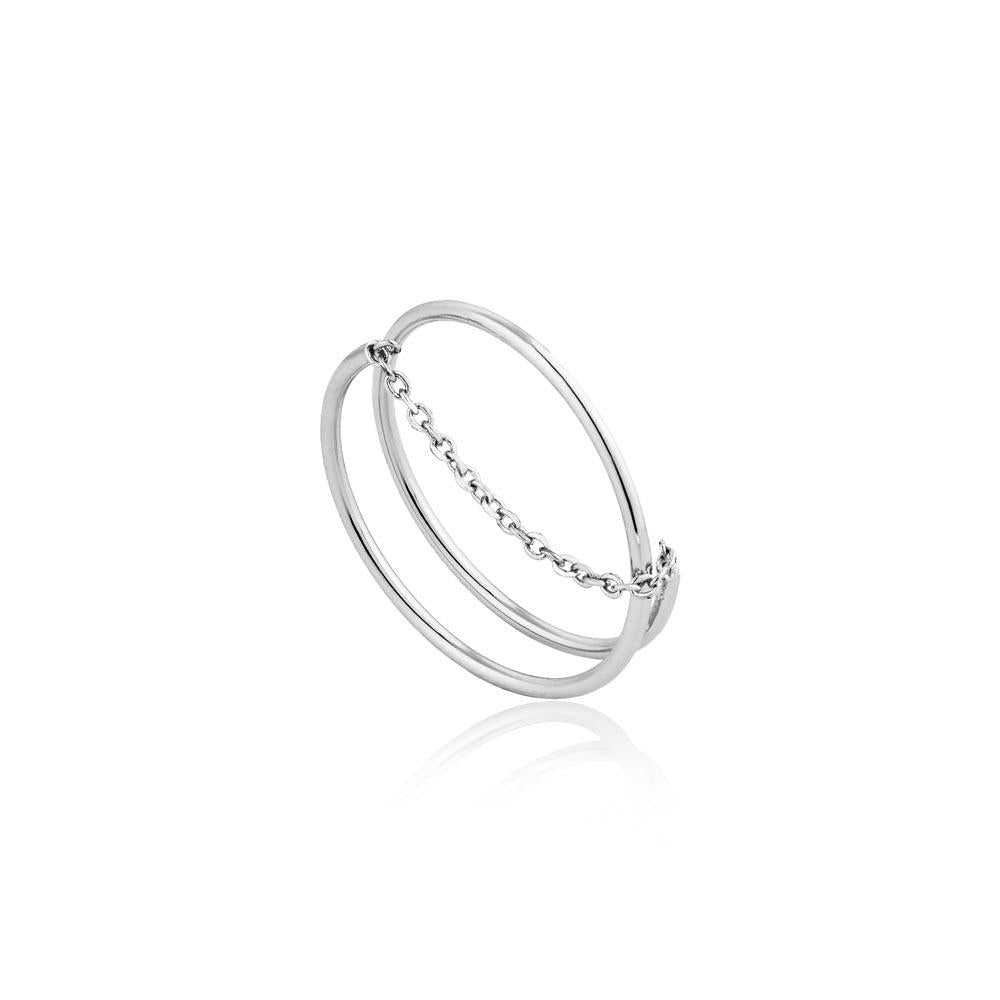 Ania Haie - Modern Minimalism Twist Chain Ring