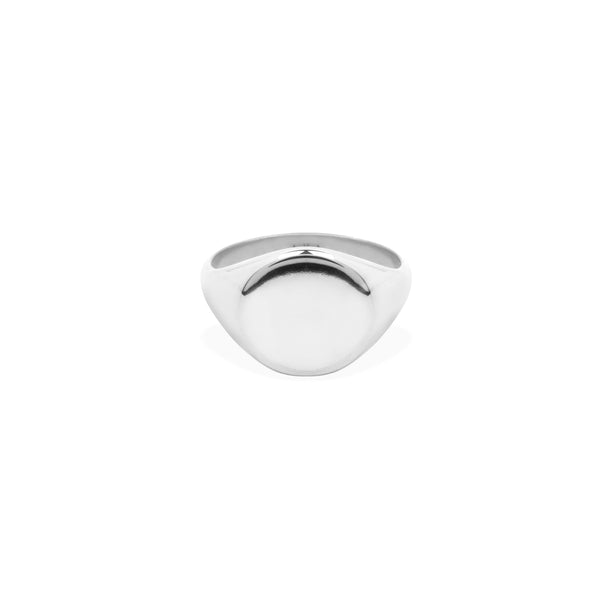 Caja - Romee Signet Ring Silver - Size 8