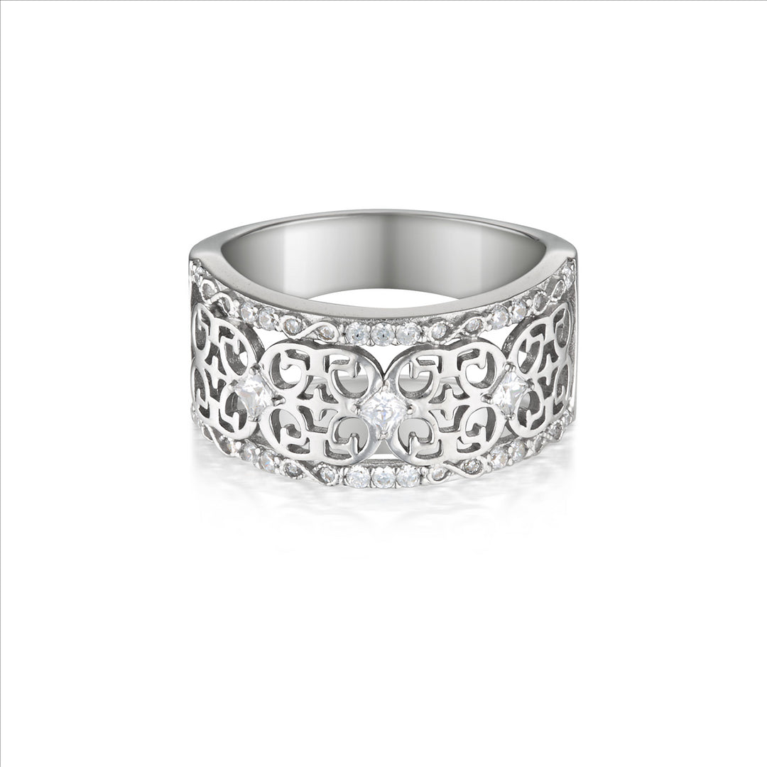 Georgini - Signature History Ring - Stg Silver - Size 10