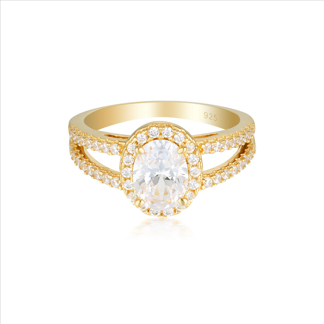 Georgini - Aurora Glory Ring - Gold Plated - Size 10