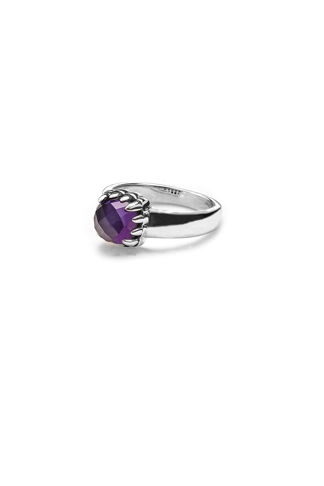 Stolen Girlfriends Club - Baby Claw Ring - Dark Amethyst - Size Q