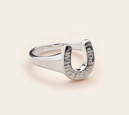 Whistle & Pop - Trusty Steed Signet Ring - Size 58