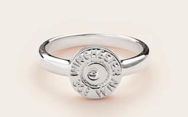 Whistle & Pop - 308 Bullet Ring - Size 58 - Stg Silver