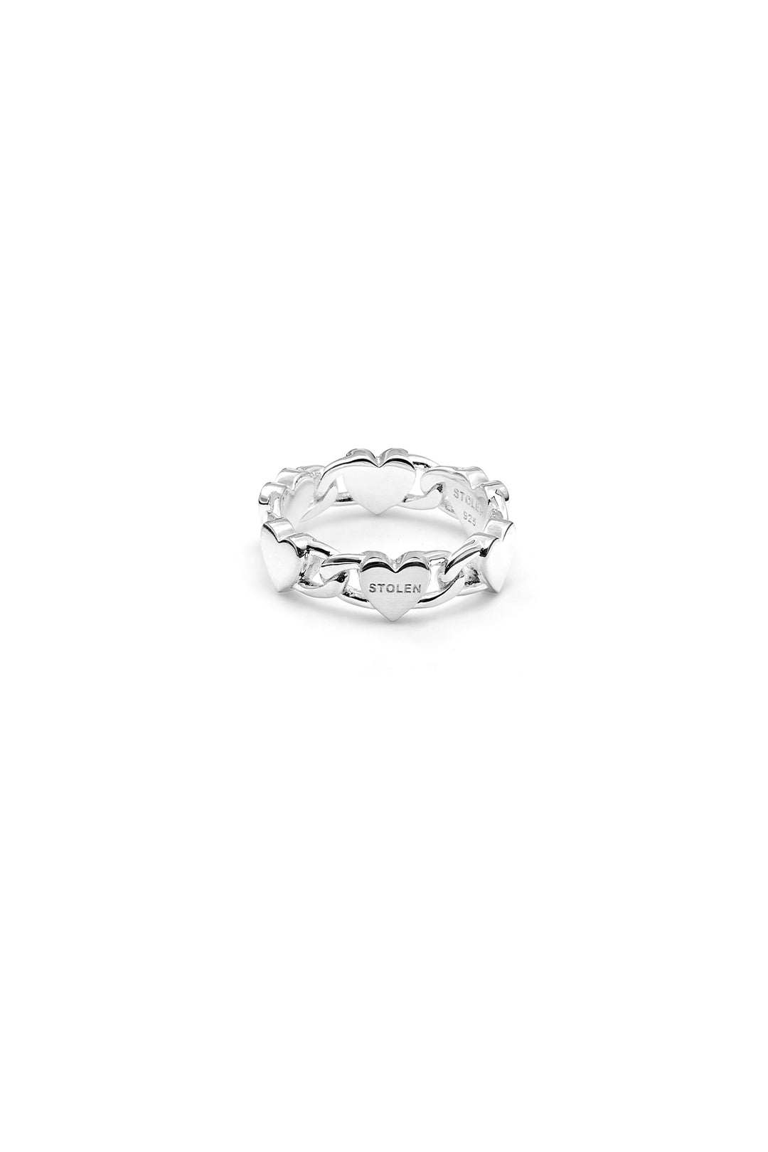 Stolen Girlfriends Club - Love Chain Eternity Ring - Stg Silver - Size S