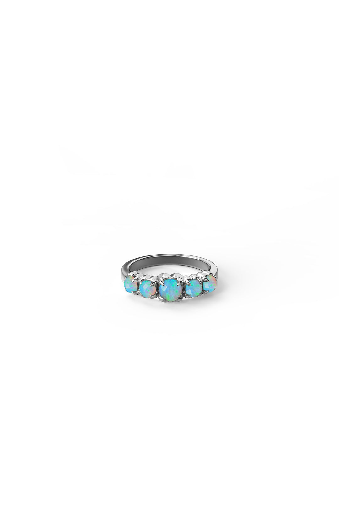 Stolen Girlfriends Club - Halo Cluster Ring - Bello Opal - Size Q