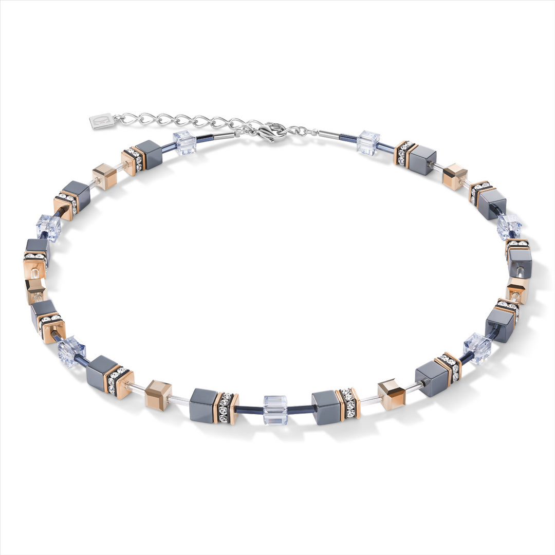 Coeur de Lion Necklace - Hematite & Rose Gold
