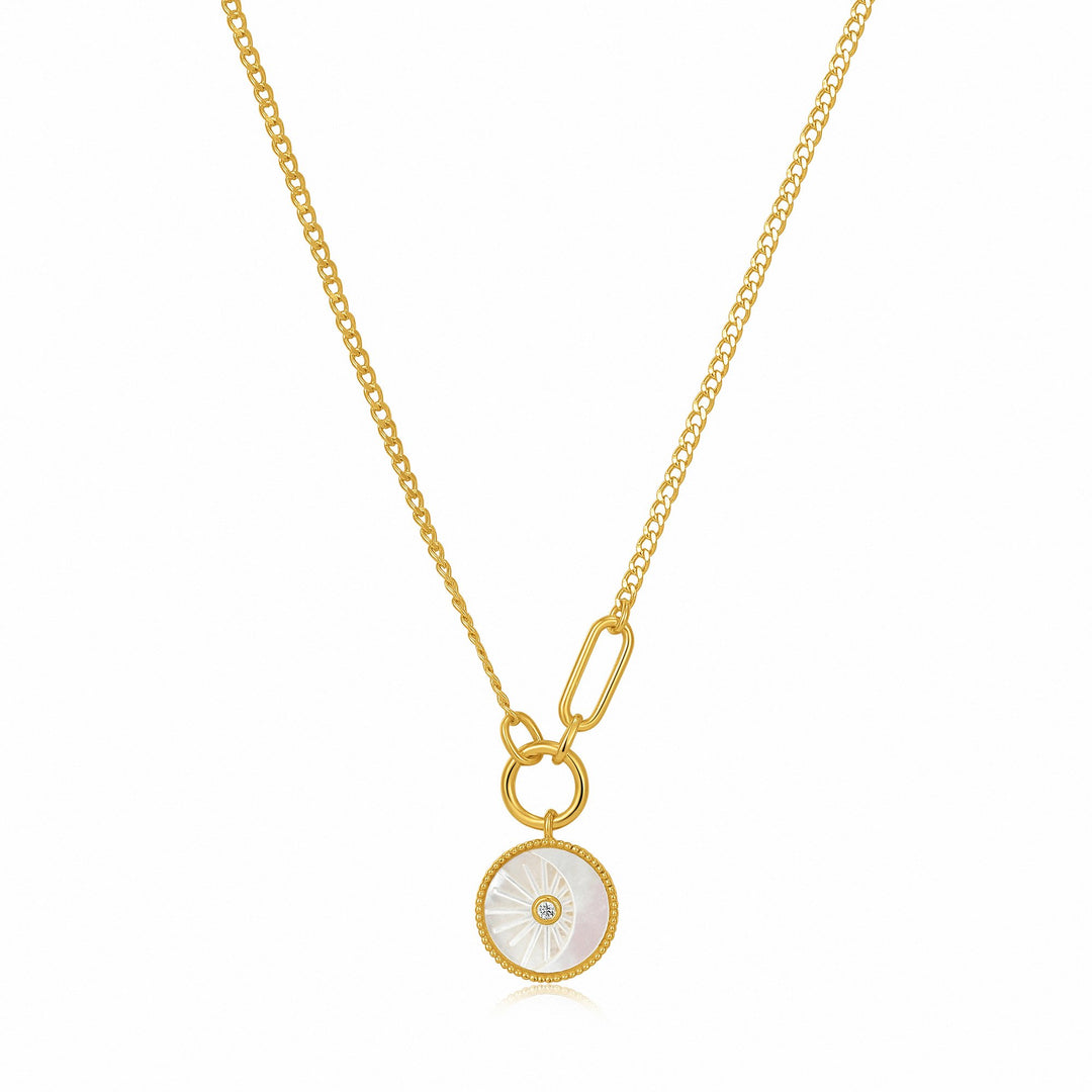 Ania Haie - Wild Soul Eclipse Emblem Gold Plated Necklace