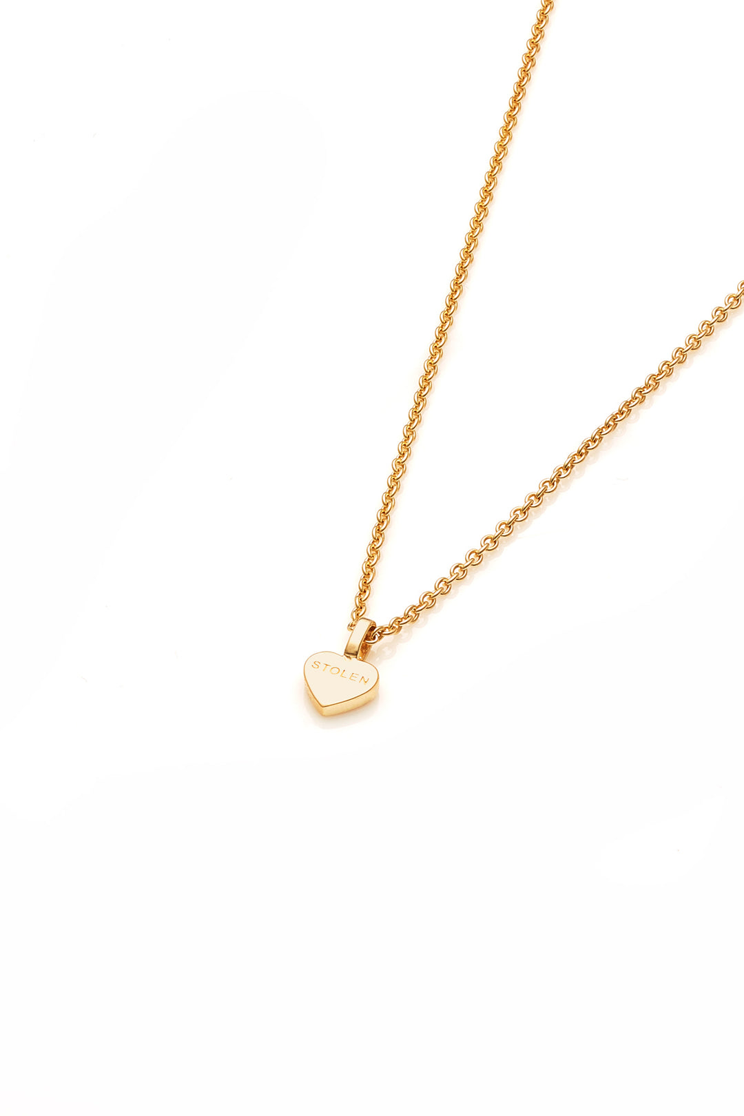 Stolen Girlfriends Club - Heart Necklace - 18ct Yellow Gold Plated