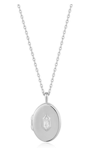 Ania Haie - Silver Locket Pendant Necklace