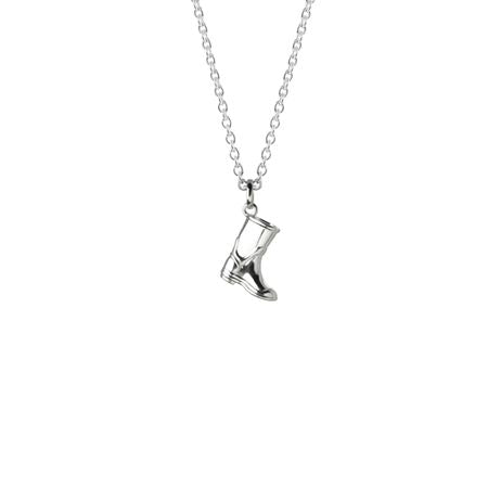 Evolve - Stg Silver Gumboot Necklace - (Hope)