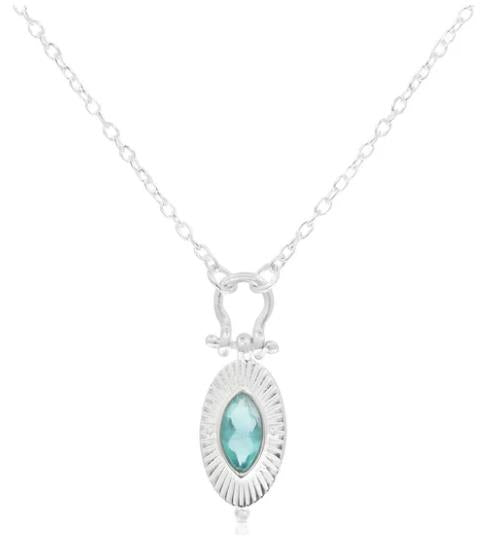 Tonimay - Radiance Apatite Silver Necklace