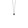 Meadowlark - Micro Heart Jewel Necklace - Stg Silver