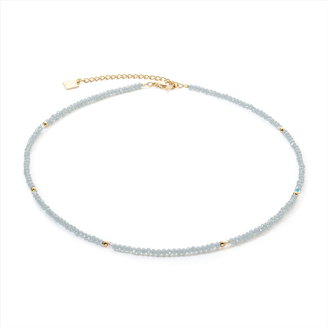 Coeur de Lion Necklace - Little Twinkle Necklace Gold & Ice Blue