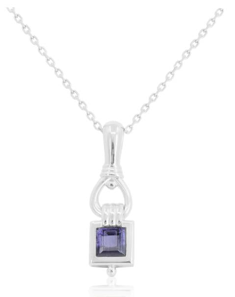 Tonimay - Freya Iolite Silver Necklace