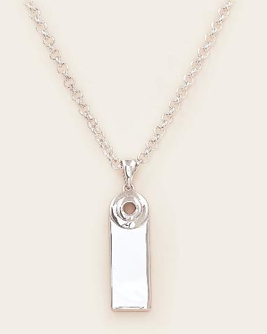 Whistle & Pop - High Country Flock Tag Necklace - Stg Silver