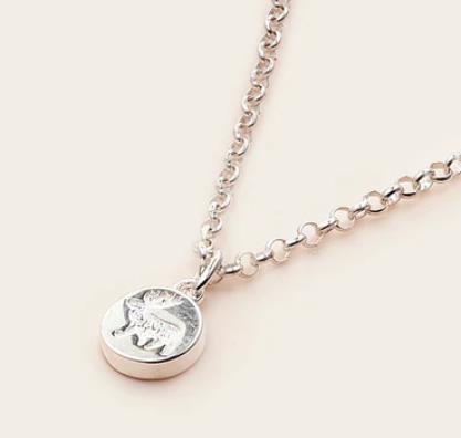 Whistle & Pop - Stag Pendant Necklace - Stg Silver