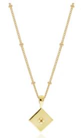 Caja Jewellery - Gold Plated Asta Necklace
