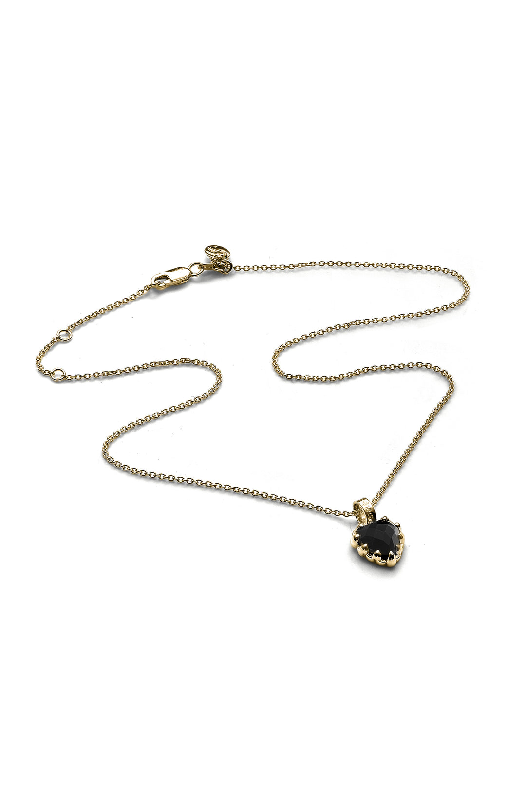 Stolen Girlfriends Club - Mini Love Claw Necklace - Gold Plated - Onyx
