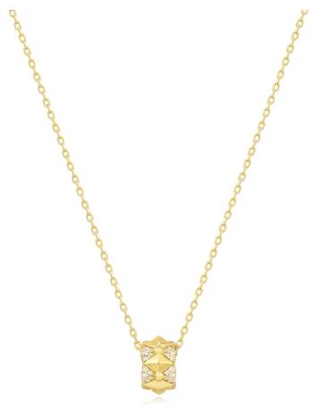 Ania Haie - Gold Plated Geometric Sparkle Pendant Necklace