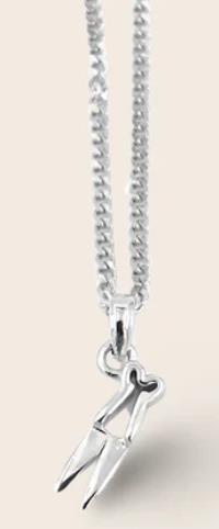Whistle & Pop - High Country Wool Shear Necklace - Stg Silver