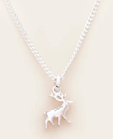 Whistle & Pop - Hunter Gatherer Stag Necklace - Stg Silver