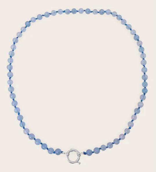 Whistle & Pop - Heritage Bella Beads Necklace - Blue Stream