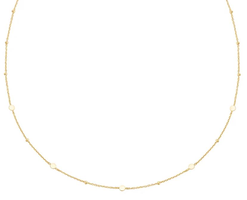Ania Haie - Gold Plated Disc Station Necklace
