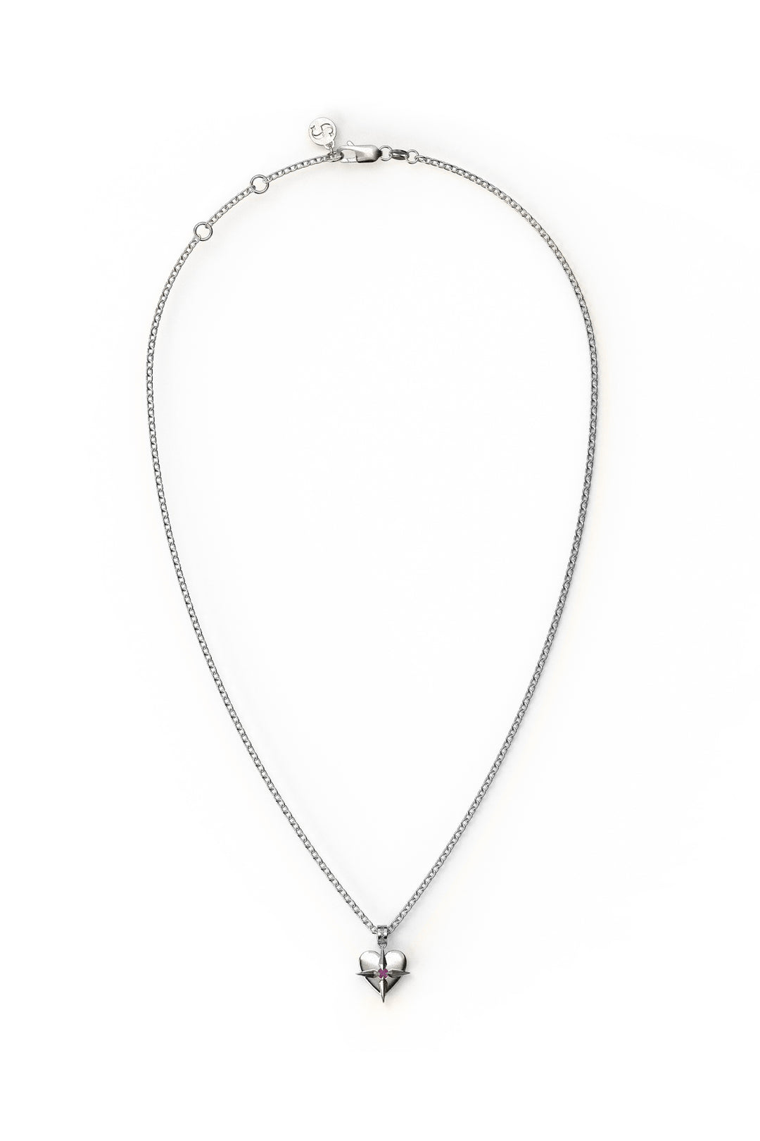 Stolen Girlfriends Club - Birthstone Heart Necklace - July