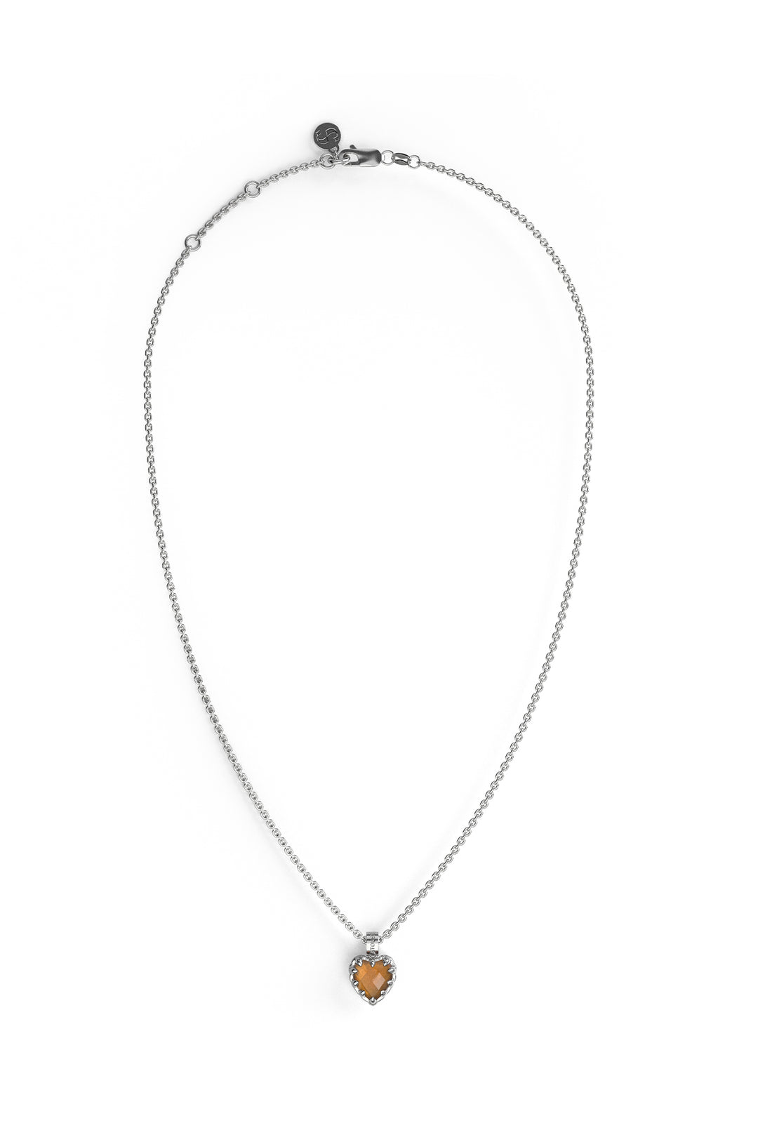 Stolen Girlfriends Club - Love Claw Necklace - Stg Silver/Orange Citrine