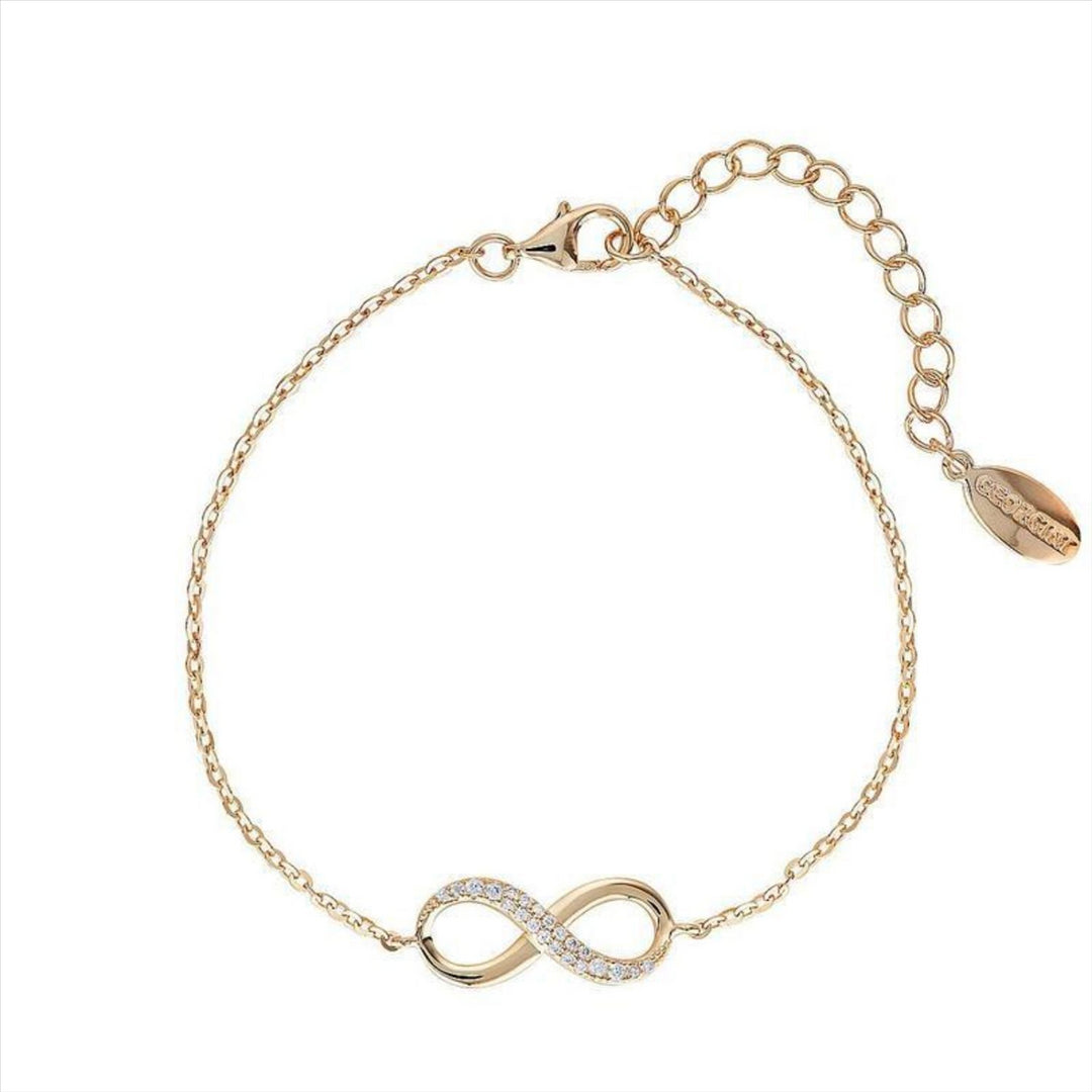 Georgini - Love, Faith & Devotion Forever Infinity Bracelet - Rose Gold Plated