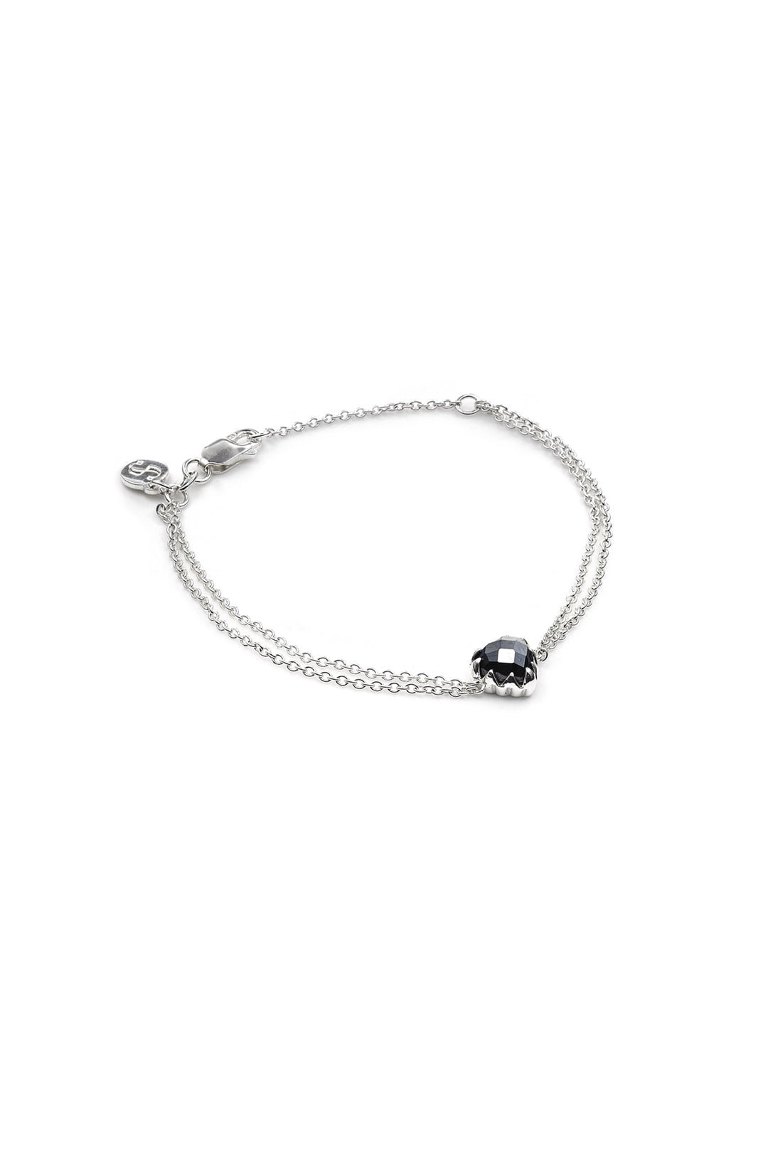 Stolen Girlfriends Club Stg Silver/Hematite Love Claw Bracelet