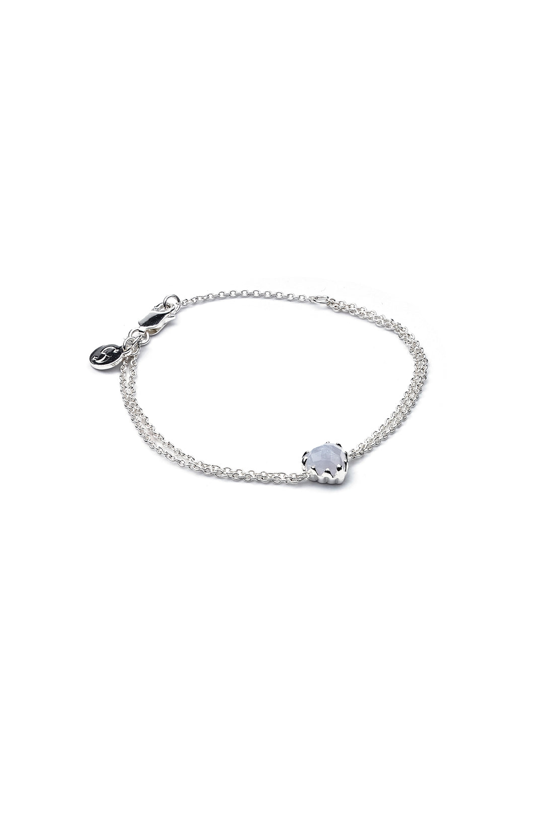 Stolen Girlfriends Club - Love Claw Bracelet - Stg Silver & Blue Lace Agate