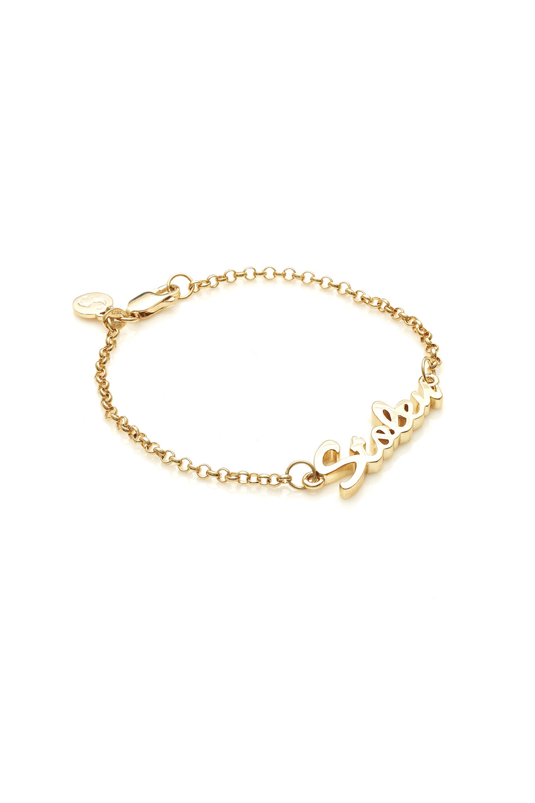 Stolen Girlfriends Club - Script Bracelet - Gold Plated