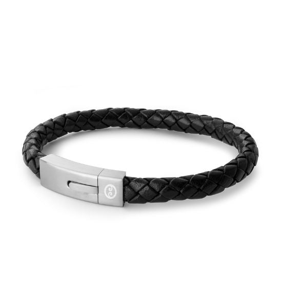 Evolve - Black Latitude Bracelet - Steel - 22cm