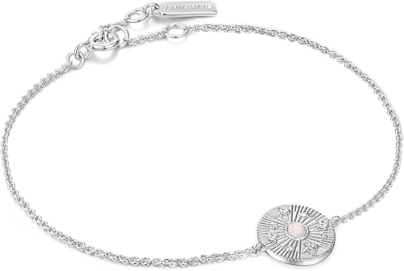 Ania Haie - Silver Scattered Stars Kyoto Opal Disc Bracelet