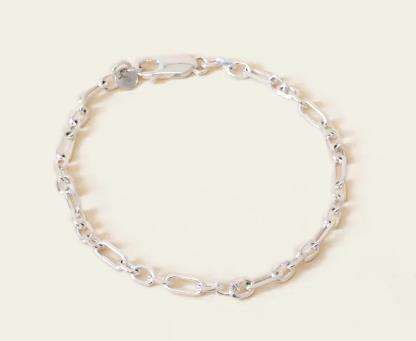 Whistle & Pop - Heritage Mix Link Chain Bracelet - 19cm