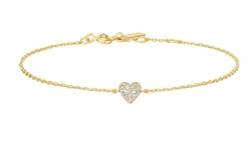 Ania Haie - Gold Plated Sweetheart Pave Bracelet