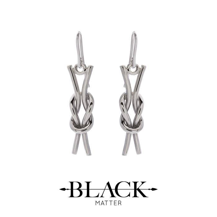 Black Matter - Reef Knot Earrings
