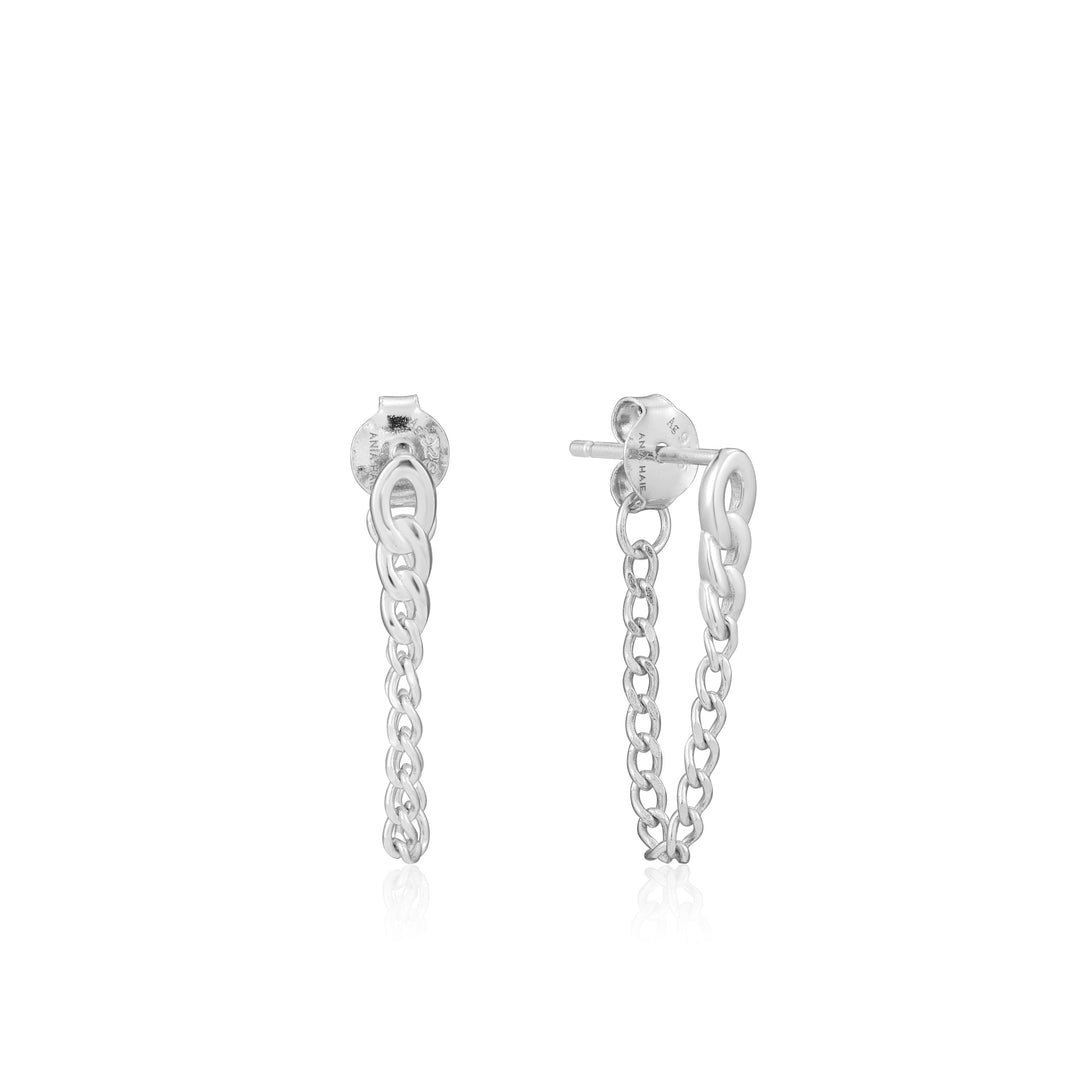 Ania Haie - Chain Reaction Curb Chain Stud Earrings
