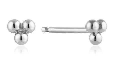 Ania Haie - Modern Minimalism Ball Earrings - Stg Silver