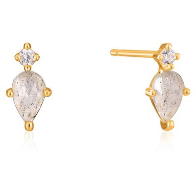 Ania Haie - Gold Plated Midnight Stud Earrings