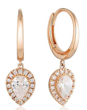 Georgini - Luxe Splendore Earrings - Rose Gold Plated
