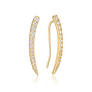 Georgini - Spring Sorbet Vanilla Vine Earrings Large - Rose Gold Plated